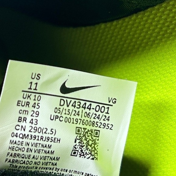 Nike Mercurial Vapor 13 Elite AG Soccer Cleats Silver Volt 11 DV4344 001 Boots - Picture 6 of 9